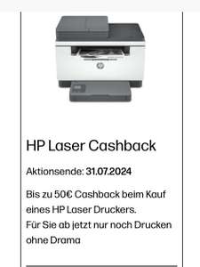 HP Laser Cashback
