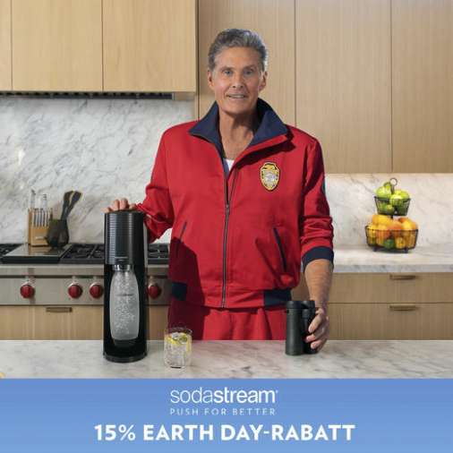 SodaStream: 15% Earth-Day-Rabatt auf ausgewählt Wassersprudler (in Summer bis zu 50% sparen)