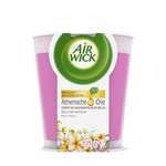 Air Wick Wohlfühl-Duftkerze im Glas – Duft: Blumenwiese – Enthält natürliche ätherische Öle – 6 x Duftkerze in rosa