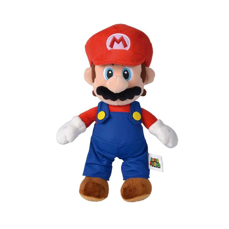 Simba 109231010 - Super Mario Plüschfigur, 30cm, kuschelweich
