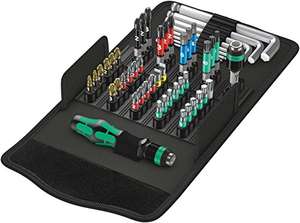 Wera Kraftform Kompakt 100 Bithalter-Schraubendrehersatz 1/4", 52-tlg.