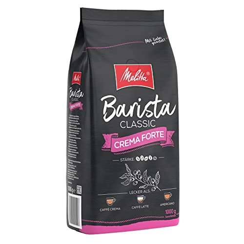 Melitta Barista Classic Crema Forte, Ganze Kaffee-Bohnen 1kg
