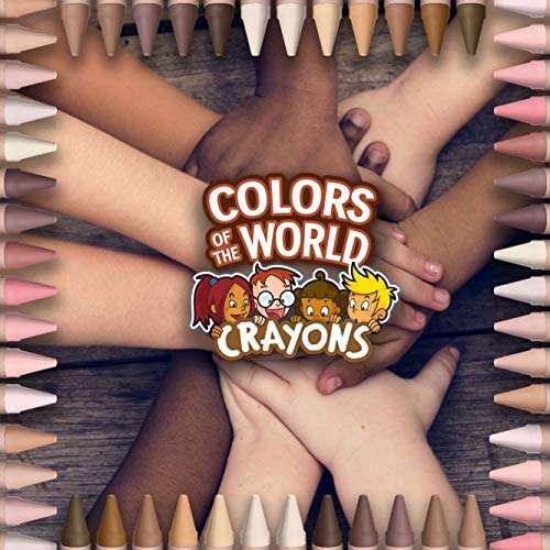 CRAYOLA Colours of the World - Wachsmalstifte, 24er-Packung