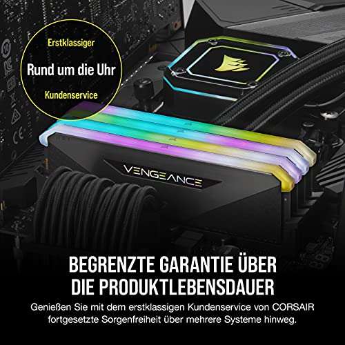 Corsair Vengeance RGB RT Gunmetal DIMM Kit 32GB, DDR4-3600, CL16