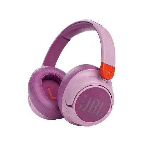 JBL JR 460 NC – Over-Ear Kopfhörer mit Noise-Cancelling für Kinder in Pink, Blau oder Weiß