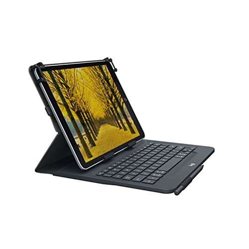 Logitech Universal Folio Tablet-Hülle mit Kabelloser Tastatur FR