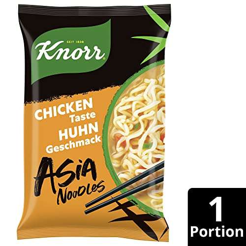 Knorr ASIA Noodles "Express Huhn" oder "Curry", 11er Pack (11 x 70 g)