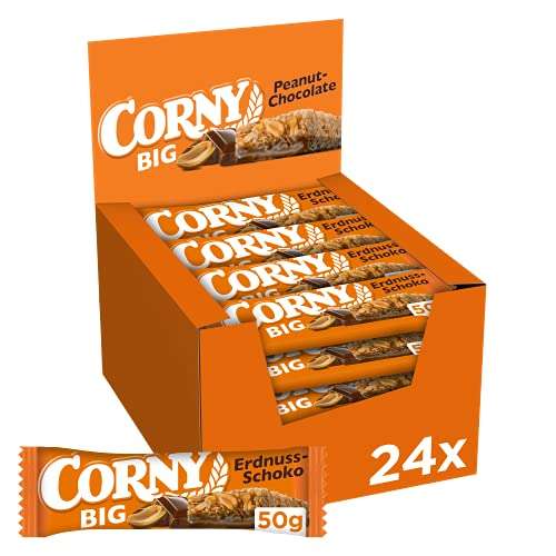 Corny Big Erdnuss-Schoko, Müsliriegel, 24er Pack (24 x 50g)