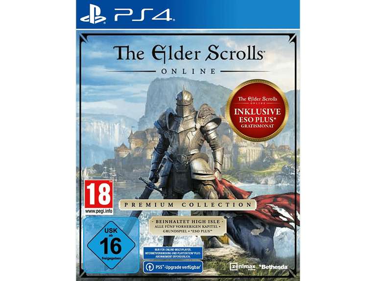 "The Elder Scrolls Online: Premium Collection" (PS4 / PS5 mit gratis Upgrade / Series X / XBOX One / Windows oder MAC PC)