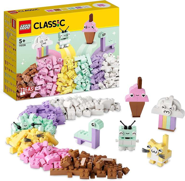 LEGO 11028 Classic Pastell Kreativ-Bausteine-Box