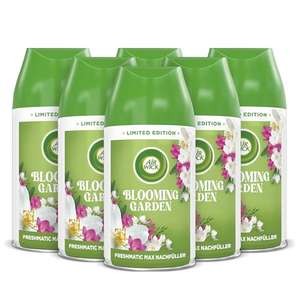 Air Wick Freshmatic Max Raumspray – Duft: Blooming Garden – 6 x 250 ml