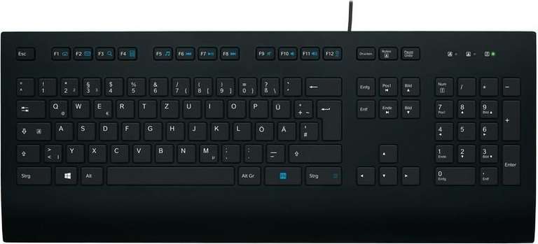 Logitech Corded K280e kabelgebundene Business Tastatur