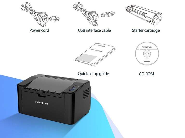 Pantum P2500W Monochrom-Laserdrucker