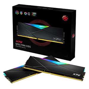 ADATA XPG SPECTRIX D55 DDR4 RGB Memory Module Gaming-DRAM 3600 MHz 32GB (2x16GB), Dual Package