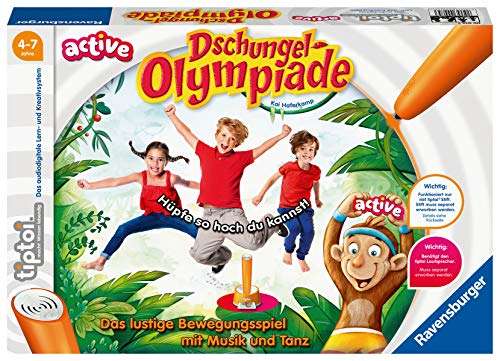 Preisjäger Junior: Ravensburger tiptoi Spiel: Active Dschungel-Olympiade