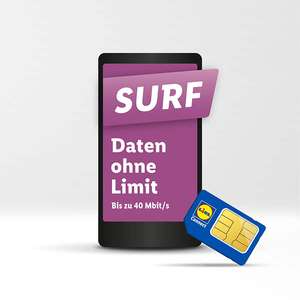 Lidl Connect Surf 1 Monat gratis zum Startpaket