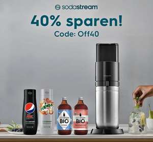 40% auf Sirup bei Sodastream