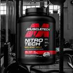 MuscleTech Nitro Tech 100% Whey Gold "Cookies and Cream", "Double Rich Schokolade" oder "Vanille" je 2,27kg