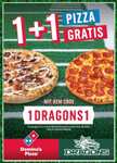 Dominos: 1 + 1 Pizza gratis