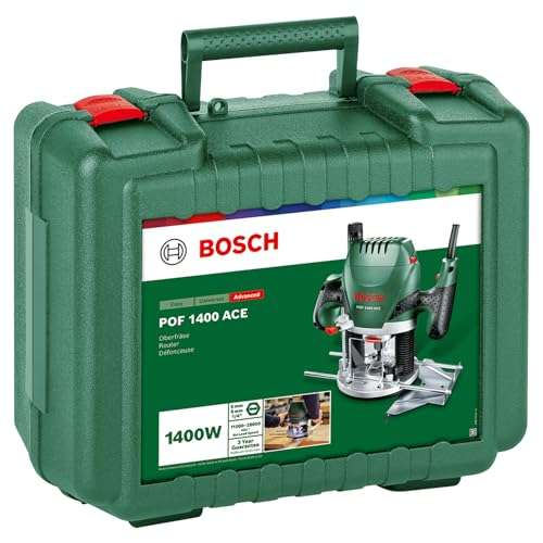 Bosch DIY POF 1400 ACE Elektro-Oberfräse inkl. Koffer