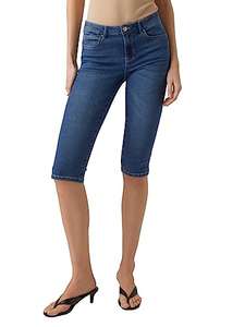 Vero Moda 10279513 kurze Jeans in Blau oder Schwarz, Größen XS - XXL