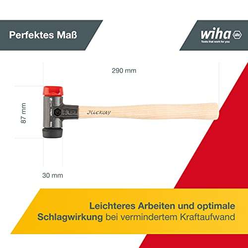 Wiha Hickory-Holzstiel für Safety Schonhammer 