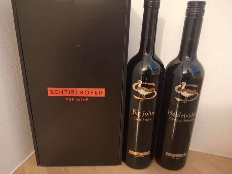 Scheiblhofer 2 Weinflaschen - Big John und Heideboden