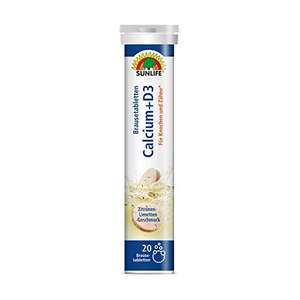 Sunlife Brausetabletten (Calcium + D3, 1x 20 Stück)