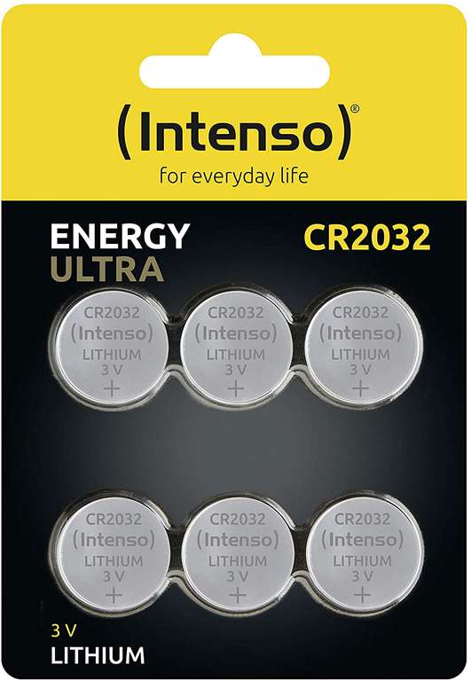 Intenso Energy Ultra Lithium Knopfzelle CR2032 2x 6er Blister