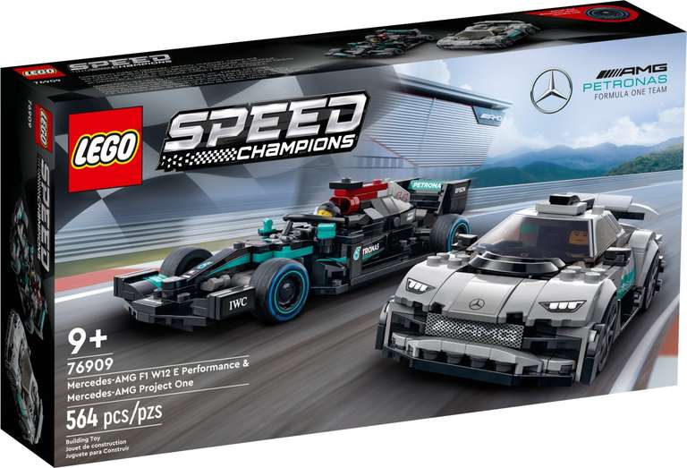[Interspar] LEGO Speed Champions Mercedes-AMG F1 W12 E Performance & Mercedes-AMG Project One 76909