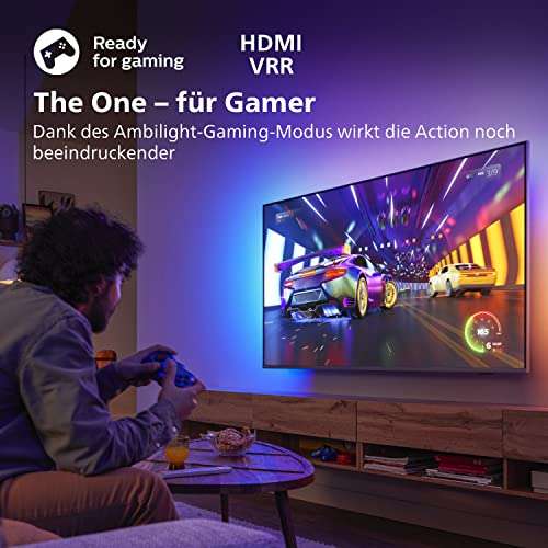 Philips 43PUS8507/12 108 cm (43 Zoll) Fernseher (4K UHD, HDR10+, 60 Hz, Dolby Vision & Atmos, 3-seitiges Ambilight) [2022]
