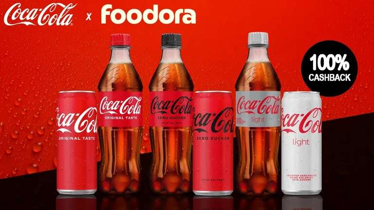 Gratis Cola bei Foodora in Wien & Graz
