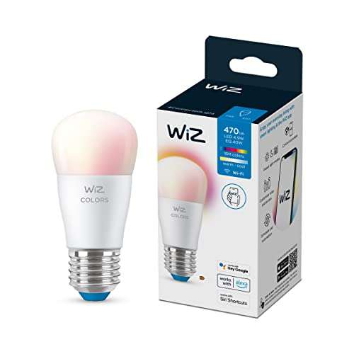 WiZ Smart E27 LED Lampe Tunable White & Color, 40 W, dimmbar