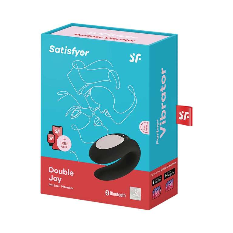 Satisfyer 'Double Joy Connect App' Paar-Vibrator 9 cm