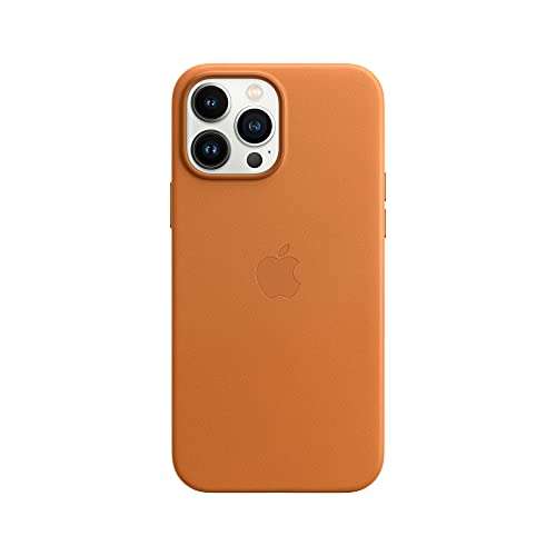 Apple Leder Case mit MagSafe (für iPhone 13 Pro Max) - Goldbraun