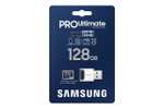 Samsung PRO Ultimate microSD-Karte + USB-Kartenleser, 128 GB, 200 MB/s Lesen, 130 MB/s Schreiben