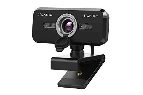 Creative Live! Cam Sync 1080p V2 Full HD-Weitwinkel-USB-Webcam mit automatischer Stummschaltung und Rauschunterdrückung