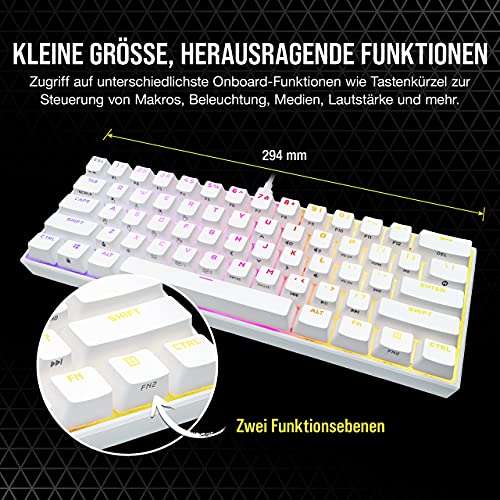 Corsair K65 RGB MINI 60% Mechanische Gaming-Tastatur