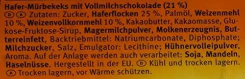 18x 256g Brandt Hobbits Schoko Vollkornkekse mit Haferflocken