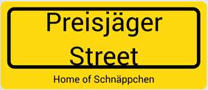 Lieblingsfoto: personalisiertes Straßenschild 34x15cm für 12,95€ + gratis Versand (65x15cm für 20,95€)