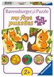 Ravensburger Kinderpuzzle 03123 - Tiere und ihre Kinder - 9x2 Teile My First Puzzle für Kinder ab 2 Jahren