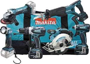 Makita Akku-Maschinen-Set DLX6011 11-teilig inkl. Tasche