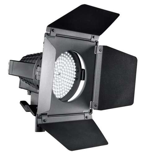 Walimex Pro LED Spotlight Studioleuchte mit Abschirmklappen