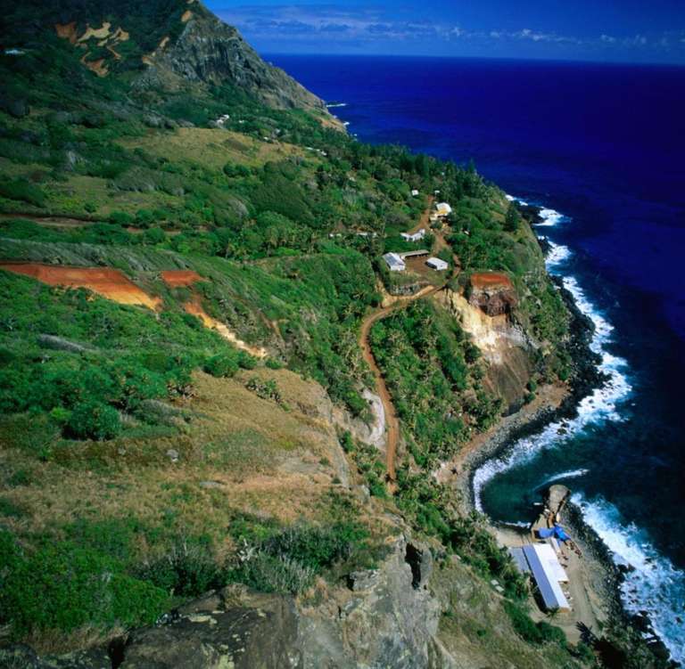 kostenloses Grundstück auf den Pitcairn-Inseln im Südpazifik