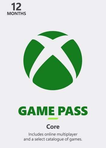 Xbox Game Pass Core für 12 Monate