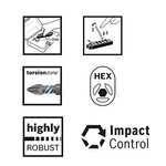 Bosch Professional Impact Control PZ/PH Bits Bitset, 8-tlg.