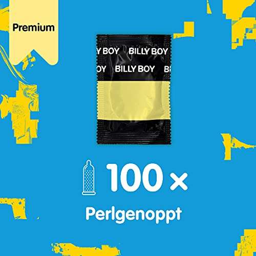 Billy Boy Kondome Premium Mix, mit Noppen, 100 Stück