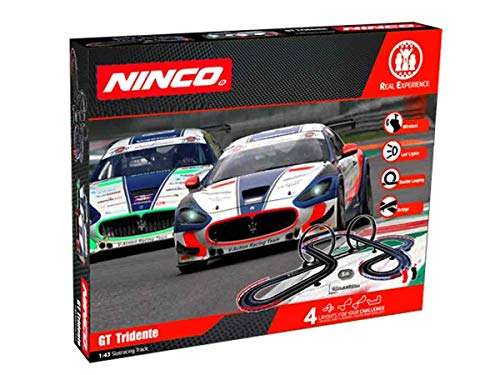 Ninco WRC GT Trizo. mit Brücken und Loopings 8m Auto mit Beleuchtung