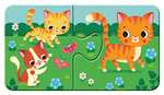 Ravensburger Kinderpuzzle 03123 - Tiere und ihre Kinder - 9x2 Teile My First Puzzle für Kinder ab 2 Jahren