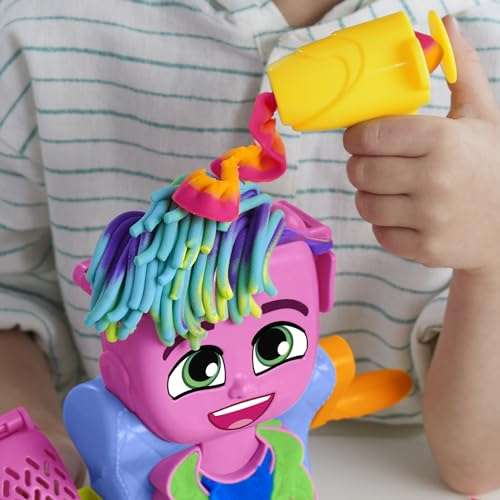 Play-Doh Wilder Friseur Spielset mit 6 Farbdosen